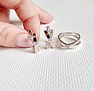 Срібний комплект з золотими накладками, фото 8