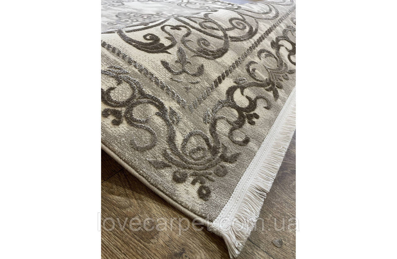 Килим 0.60х1.00 Овал BEYONCE 0135KA BEIGE/L.BROWN, фото 1