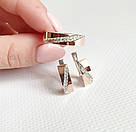 Срібний набір з золотими накладками, фото 7