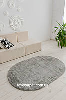 Килим Shaggy Fantasy сірого кольору овал 2.00х3.00