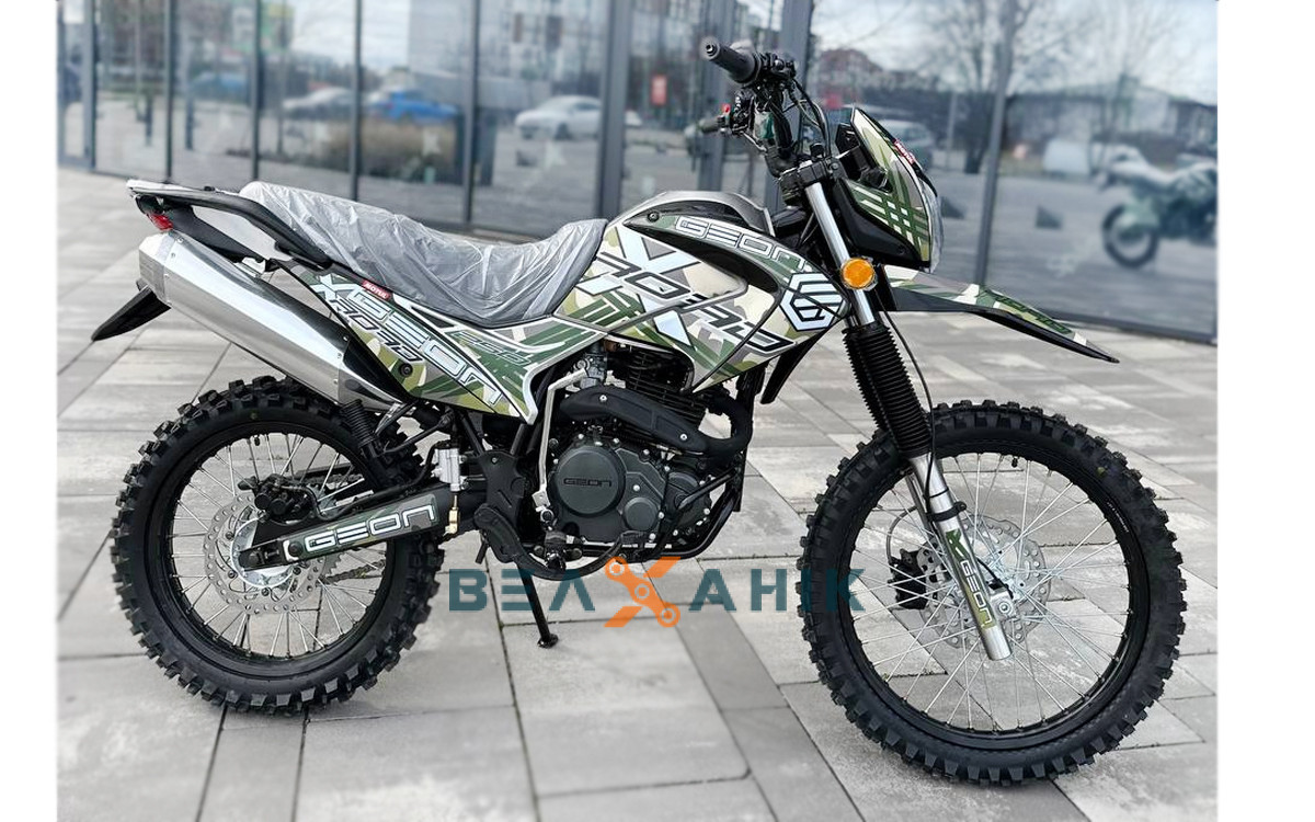 Мотоцикл GEON X-ROAD 250 CBB 21/18 Off-Road Black/Camo, фото 1
