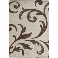 Килим Shaggy Fantasy бежево-коричневого кольору прямокутний 2.00х3.00