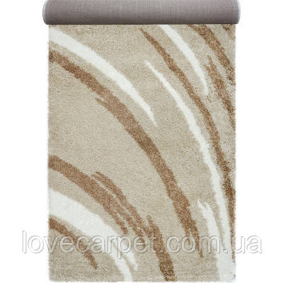 Килим Shaggy Fantasy beige прямокутний 1.50 м