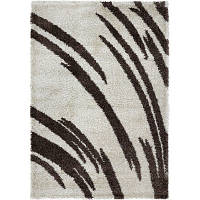 Килим Shaggy Fantasy бежево-коричневого кольору прямокутний 1.60х2.30