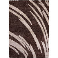 Килим Shaggy Fantasy коричневого кольору прямокутний 2.00х3.00