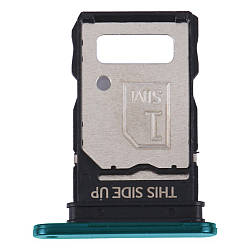 Тримач Sim-карти Motorola XT2175-1 Moto G200 5G зелений, Glacier Green, на дві Sim-карти