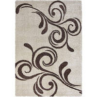 Килим Shaggy Fantasy бежевого кольору прямокутний 2.00х3.00