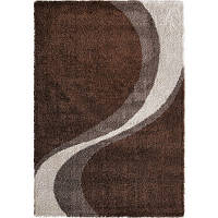 Килим Shaggy Fantasy коричневого кольору прямокутний 2.00х3.00