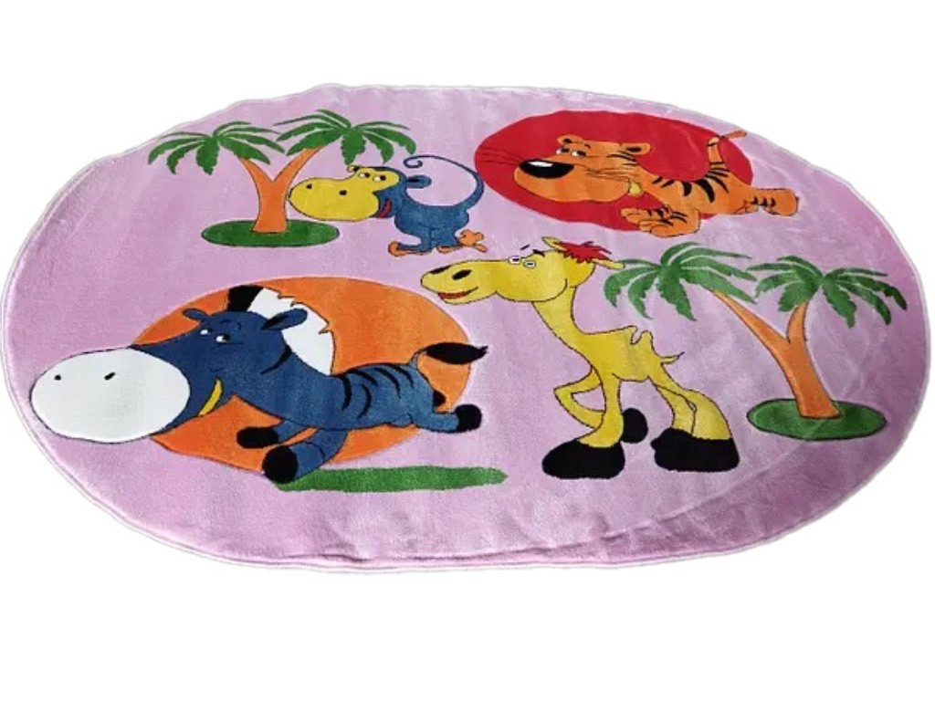 Килим Angels рожевого кольору овал 2.00х2.50, фото 1