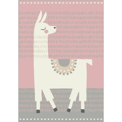 Килим Dream рожевого кольору прямокутний 1.20х1.70, фото 1