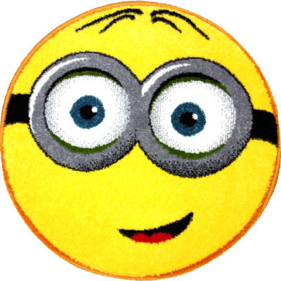 Килим Kolibri жовтого кольору круглий 0.67х0.67, фото 1