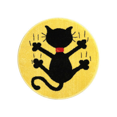 Килим Kolibri жовтого кольору круглий 0.67х0.67, фото 1