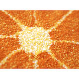 Килим Kolibri помаранчевого кольору круглий 0.67х0.67, фото 3