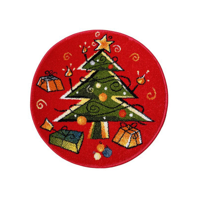 Килим Kolibri червоного кольору круглий 0.67х0.67, фото 1