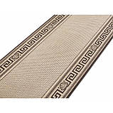 Доріжка Naturalle бежево-коричневого кольору безворсова 1.30 м, фото 2