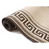 Доріжка Naturalle бежево-коричневого кольору безворсова 1.30 м, фото 3