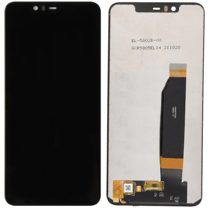 Дисплей Nokia 5.1 Plus /X5 2018 чорний, оригінал PRC, фото 1