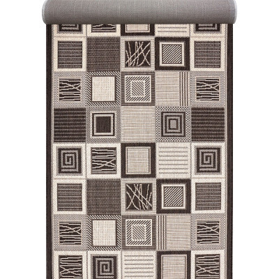 Доріжка Naturalle бежево-коричневого кольору безворсова 1.20 м, фото 1