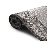 Доріжка Naturalle сірого кольору безворсова 1.20 м, фото 3