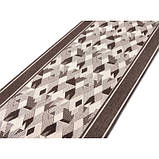 Доріжка Naturalle бежево-коричневого кольору безворсова 1.20 м, фото 2