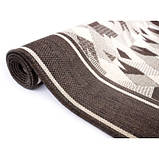 Доріжка Naturalle бежево-коричневого кольору безворсова 1.20 м, фото 3