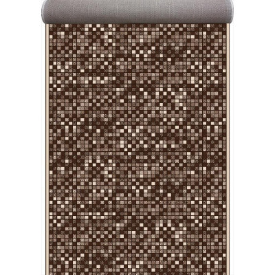 Доріжка Naturalle бежево-коричневого кольору безворсова 1.0 м, фото 1