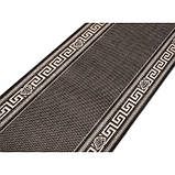 Доріжка Naturalle бежево-коричневого кольору безворсова 1.20 м, фото 2