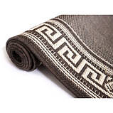 Доріжка Naturalle бежево-коричневого кольору безворсова 1.20 м, фото 3