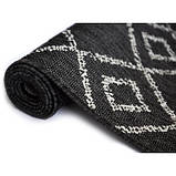 Доріжка Naturalle сірого кольору безворсова 1.50 м, фото 3