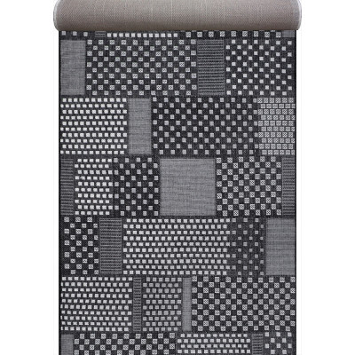 Доріжка Naturalle сірого кольору безворсова 2.0 м, фото 1