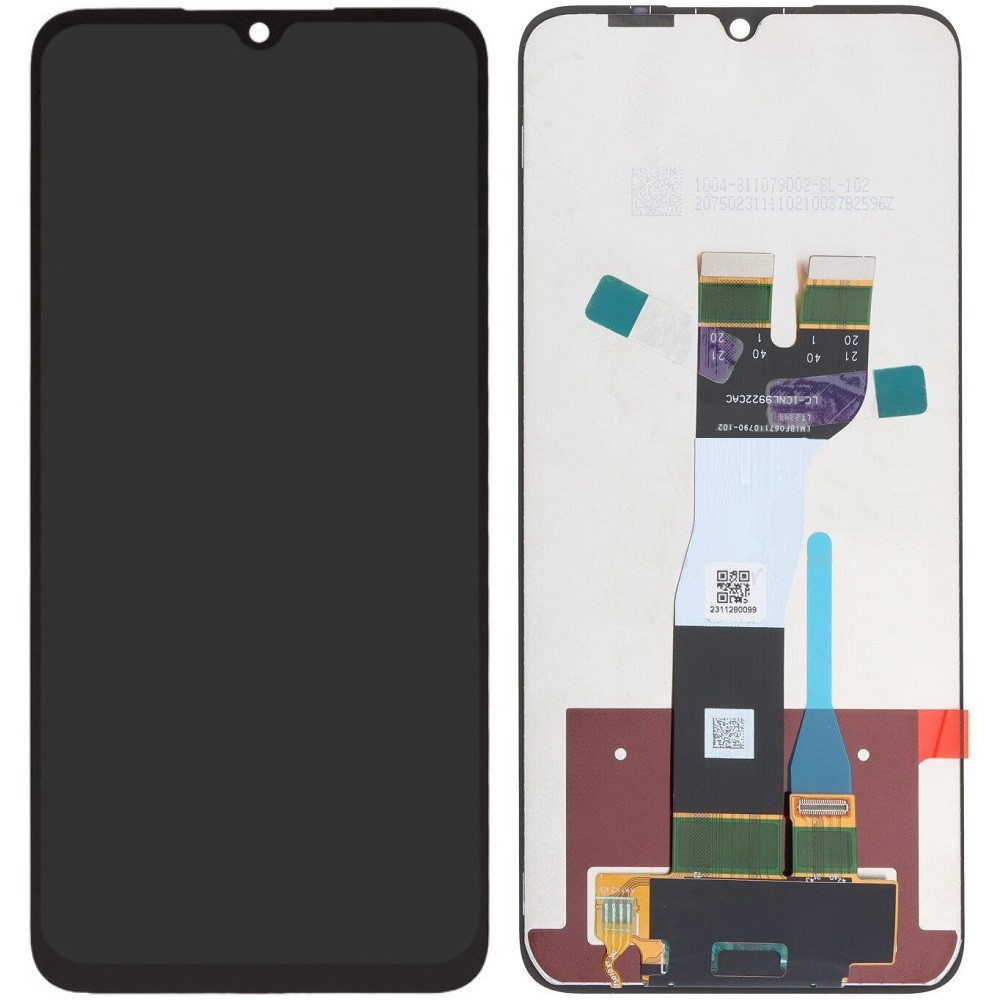 Дисплей Samsung A057 Galaxy A05s чорний, оригінал PRC, фото 1