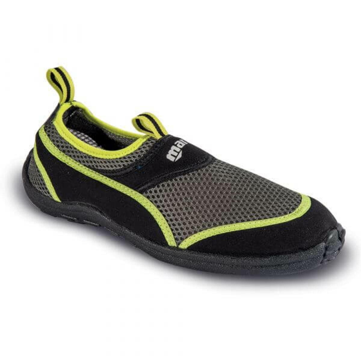 Тапочки коралові Mares Aquawalk чорно-зелені, фото 1