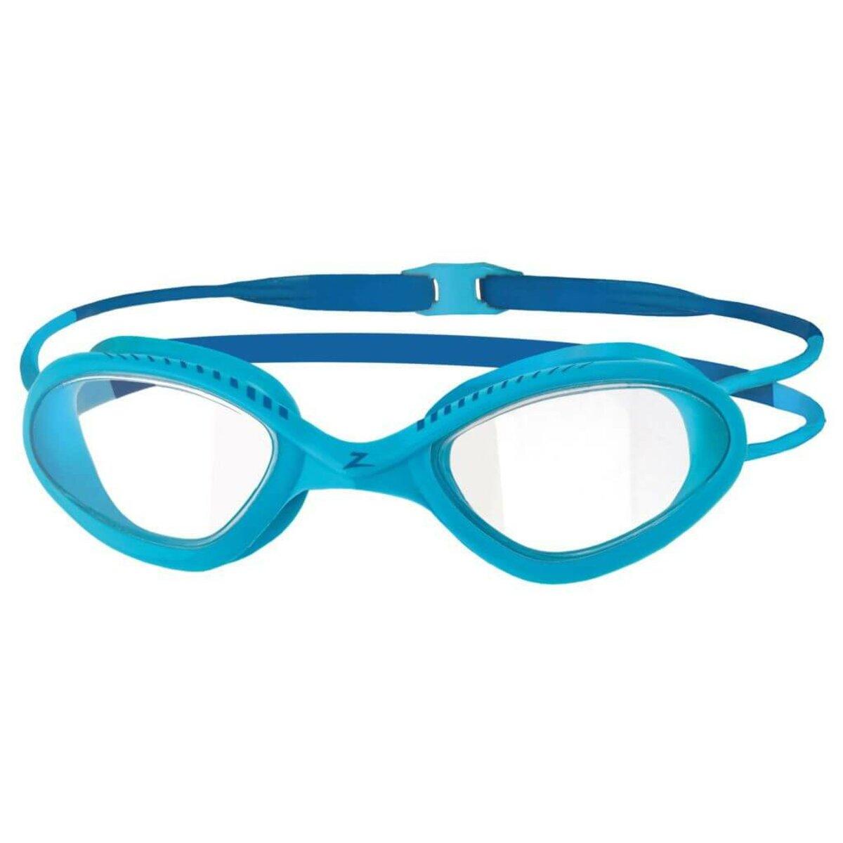 Окуляри для плавання Zoggs Tiger блакитні лінзи прозорі R, фото 1