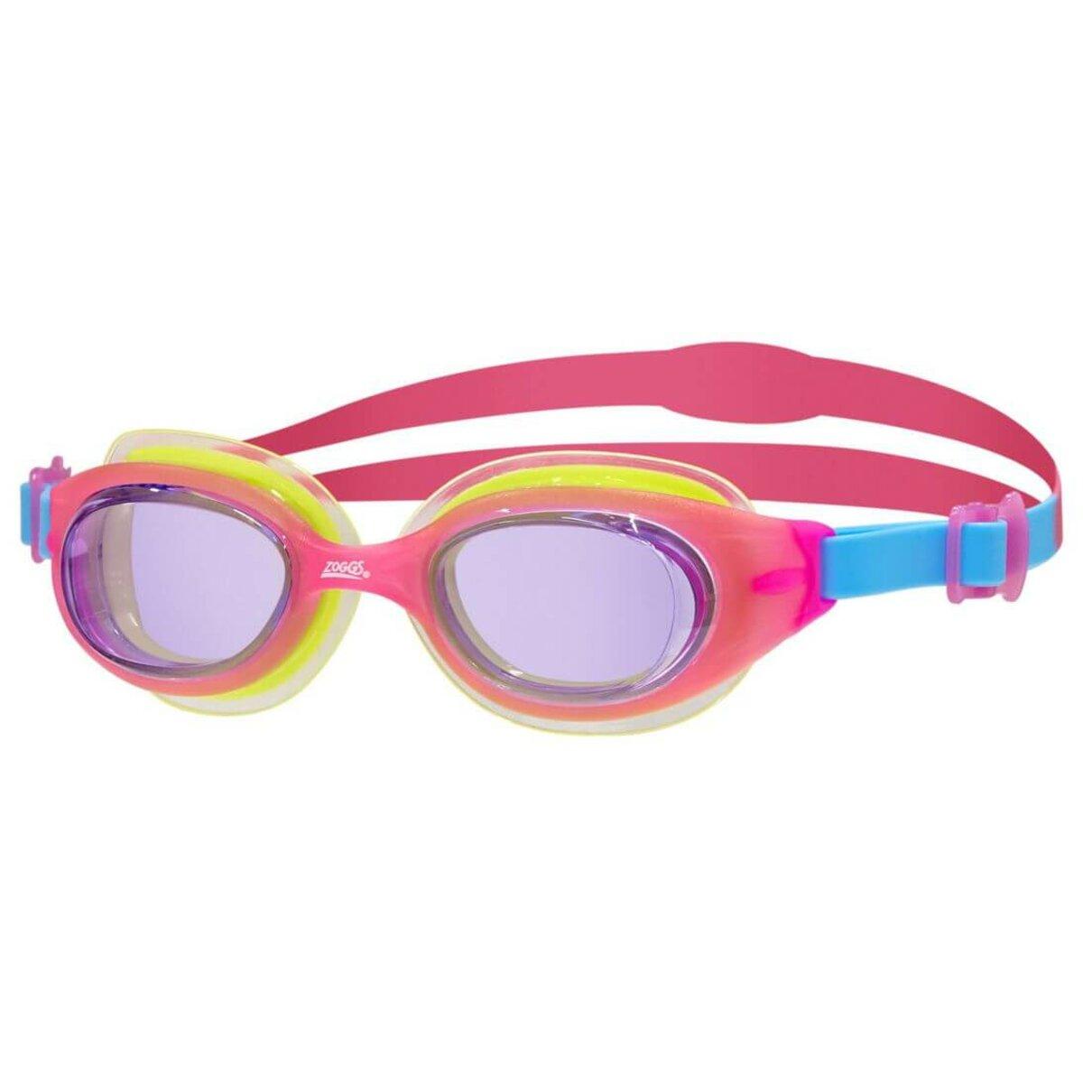 Окуляри для плавання дитячі Zoggs Little Sonic Air 0-6 років блакитно-помаранчеві, фото 1