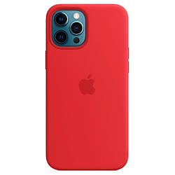 Силіконовий чохол iPhone 12 Pro Max Apple Silicone Case with MagSafe Red