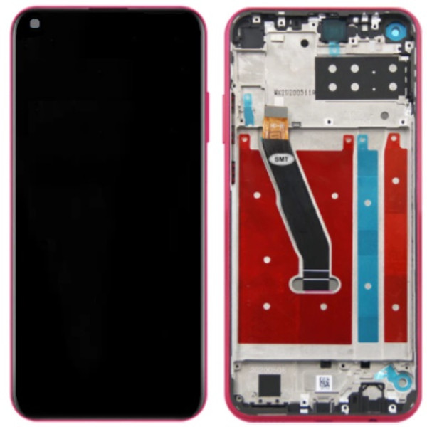 Дисплей Honor Play 3 чорний, з рамкою червоного кольору, Charm Red, фото 1