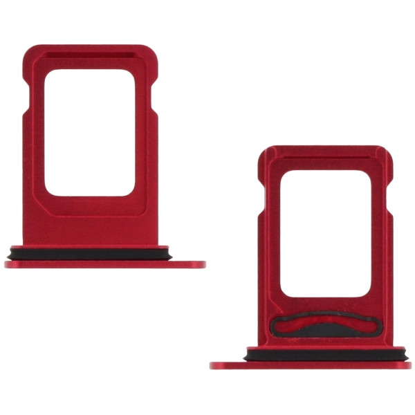 Держатель Sim-карты iPhone 14 /14 Plus на 2 Sim-карты, красный, Red, фото 1