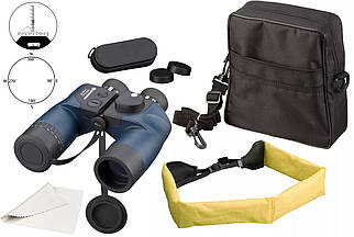 Бінокль Bresser Topas 7x50 WP Compass | Компас, далекомірна сітка, водонепроникний, широкий кут огляду, чітке зображення