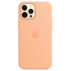 Силіконовий чохол iPhone 12 Pro Max Apple Silicone Case with MagSafe Cantaloupe