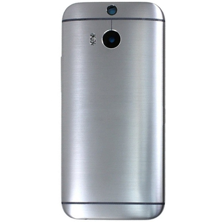 Задня кришка HTC One M8 сіра, Gunmetal Gray, оригінал PRC