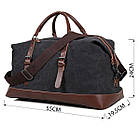 Сумка дорожня Vintage 14581 Сіра, фото 3