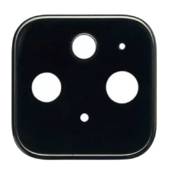 Скло камери Google Pixel 5 з рамкою чорного кольору, фото 1