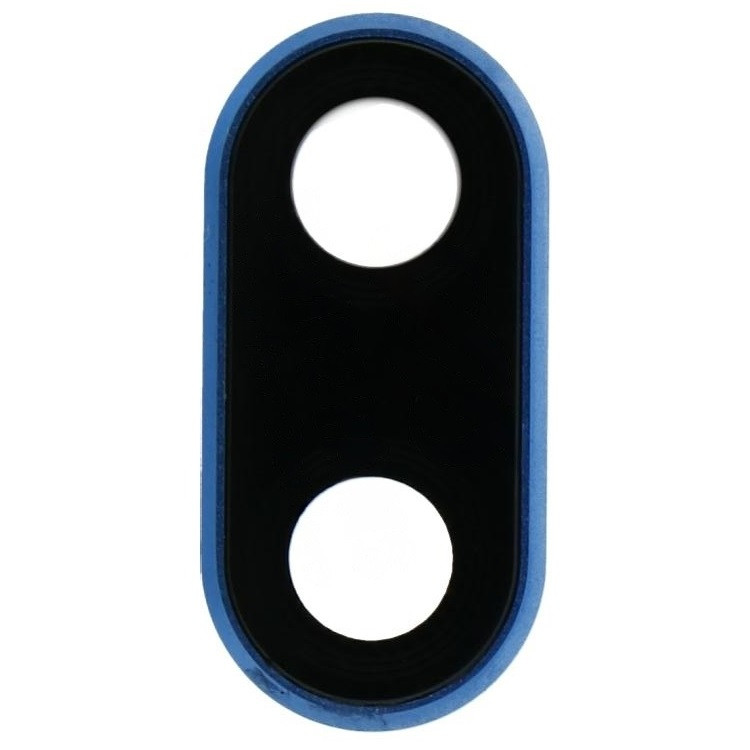 Скло камери Honor 10 з рамкою синього кольору, Phantom Blue, фото 1