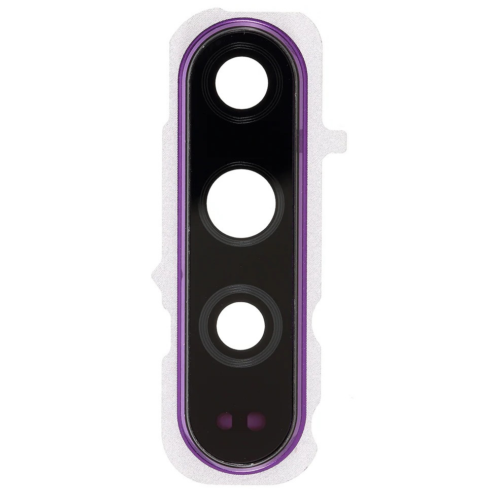 Скло камери Honor 20 Pro з рамкою фіолетового кольору, Phantom Black, фото 1