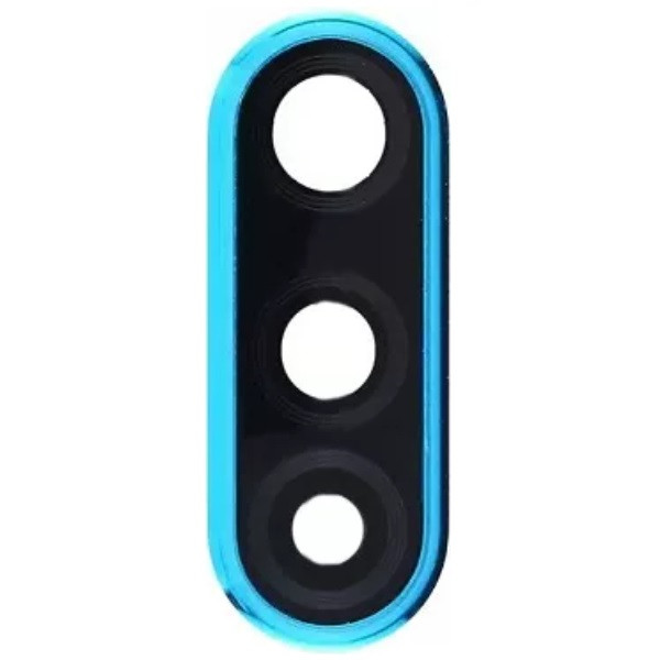 Скло камери Huawei P30 Lite, 48MP з рамкою синього кольору, Peacock Blue, фото 1