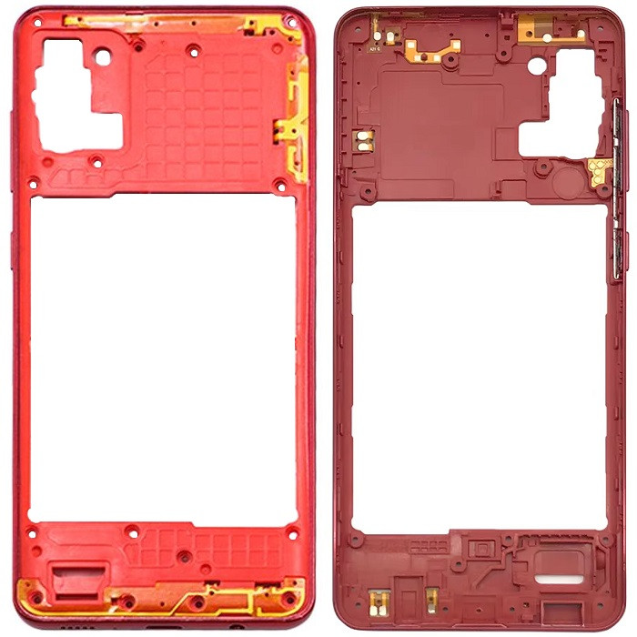 Рамка корпусу Samsung A315 Galaxy A31 червона, Prism Crush Red