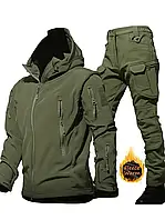 Тактичний костюм на флісовій підкладці (водонепроникний, вітронепродувний)
