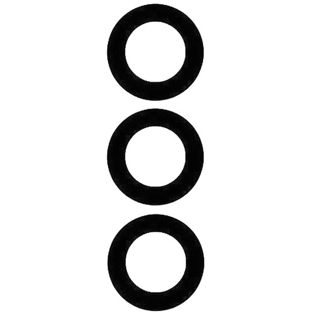 Скло камери Oppo Reno 4 Pro 5G без рамки, комплект 3шт., фото 1