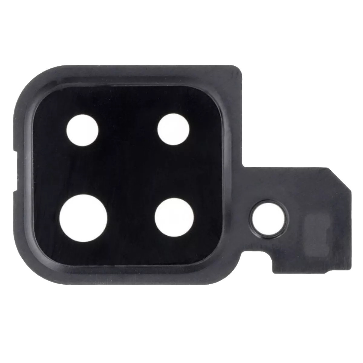 Скло камери Samsung M325 Galaxy M32 з рамкою чорного кольору, фото 1