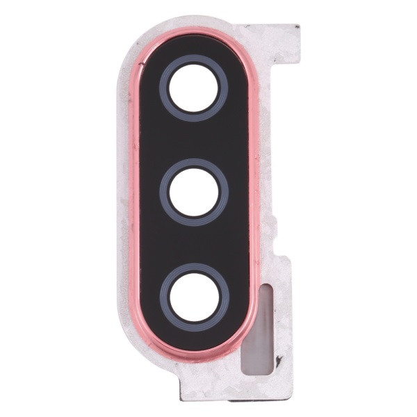 Скло камери Sony Xperia 10 III XQ-BT52 з рамкою рожевого кольору, фото 1